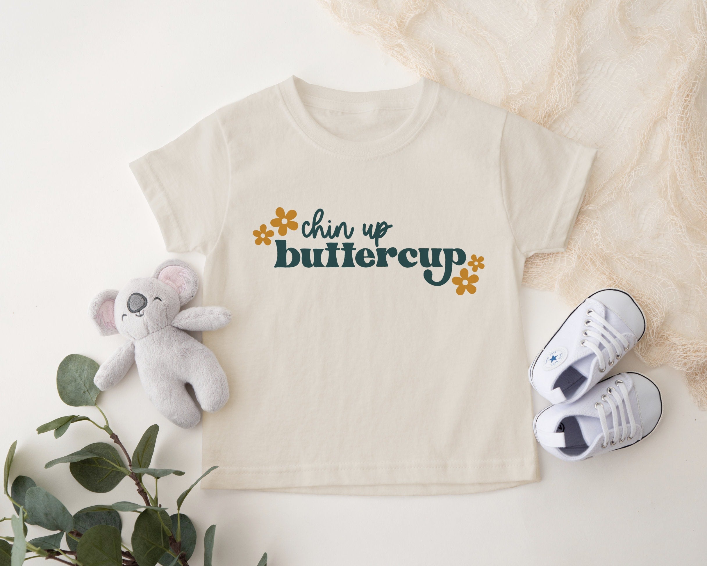 Chin Up Buttercup  Summer Kids Tee – Moonwake Designs Co.